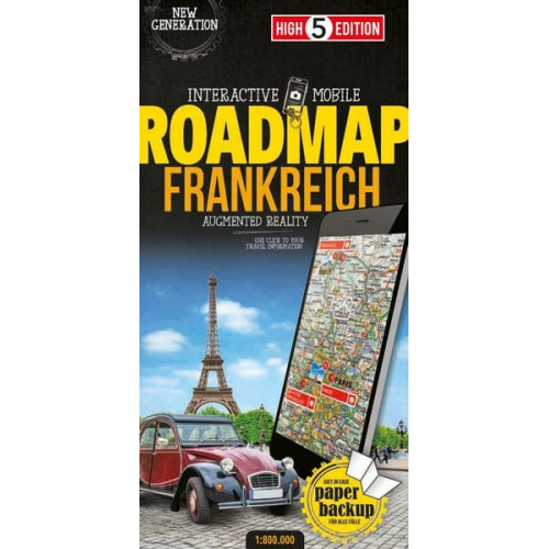 Strassenkarte Frankreich