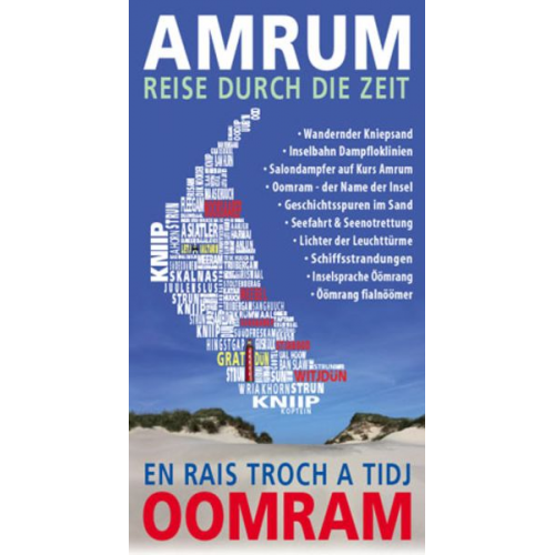 Rolf Drewes Jens Quedens - AMRUM - Reise durch die Zeit 1 : 20 000