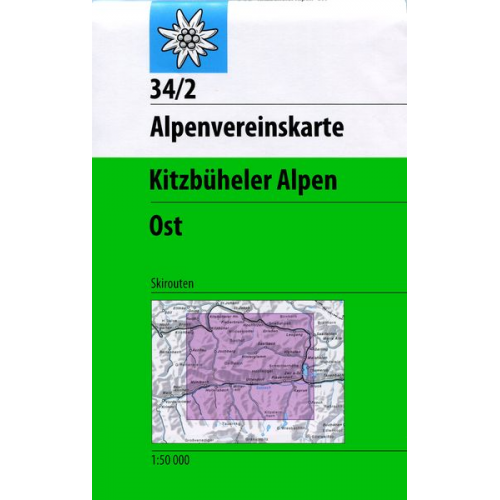 DAV Alpenvereinskarte 34/2S Kitzbüheler Alpen