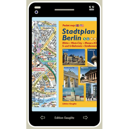 Stadtplan Berlin (Handy-Look)