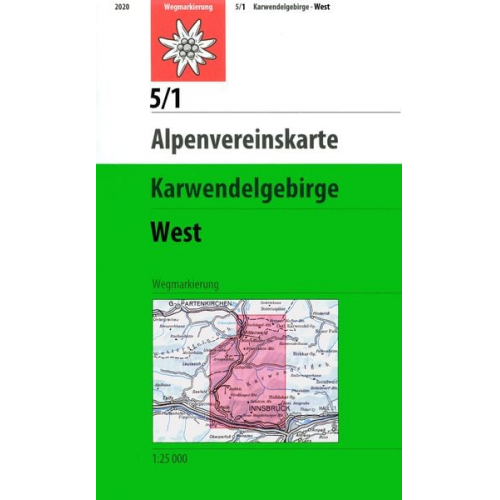 Karwendelgebirge - Westliches Blatt