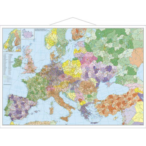 Heinrich Stiefel - Europa mit Türkei - Straßen- und Postleitzahlen