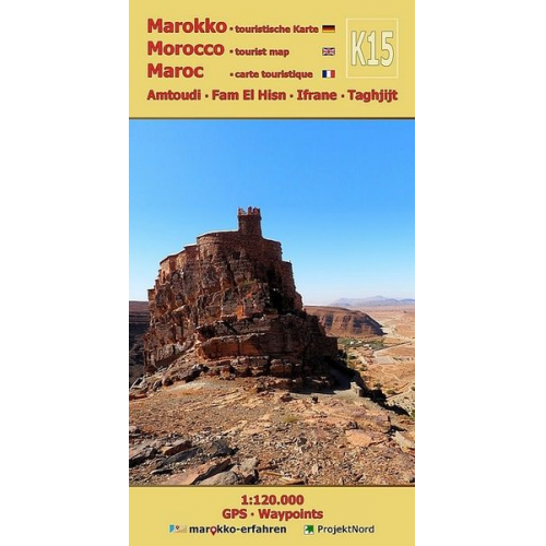 A. + B. Conrad - K15: Amtoudi - Fam El Hisn - Ifrane - Taghjijt 1:120.000 + GPS-Waypoints