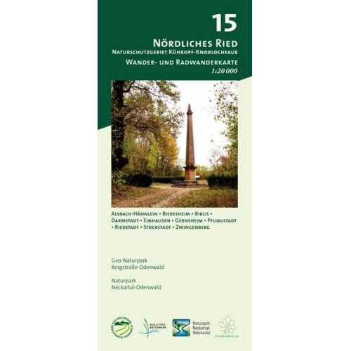 Nördliches Ried - Naturschutzgebiet Kühkopf-Knoblochsaue 1:20.000