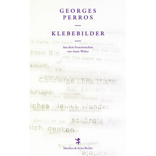 Georges Perros - Klebebilder