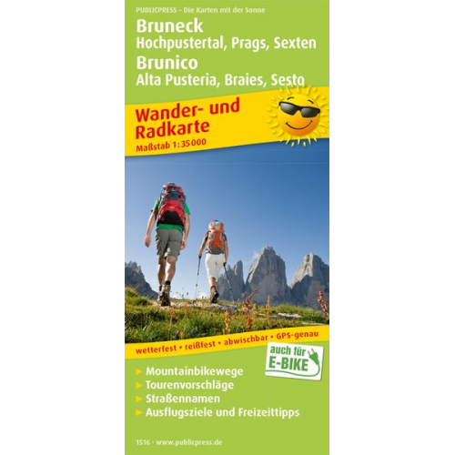 Bruneck/Brunico Wander/Radkarte