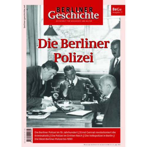 Berliner Geschichte - Zeitschrift für Geschichte und Kultur