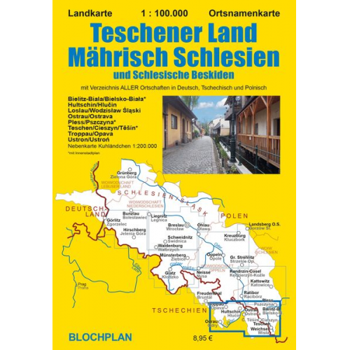 Dirk Bloch - Landkarte Teschener Land/Mährisch Schlesien