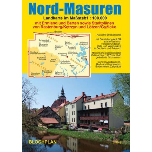 Dirk Bloch - Landkarte Nord-Masuren 1:100.000