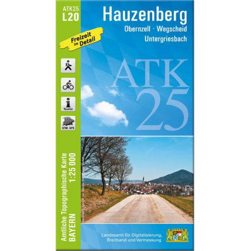 ATK25-L20 Hauzenberg (Amtliche Topographische Karte 1:25000)