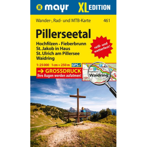 Mayr Wanderkarte Pillerseetal XL 1:25.000