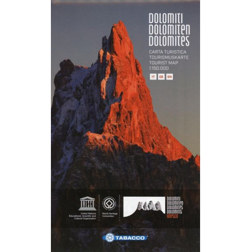 Tabacco Dolomiten Tourismuskarte