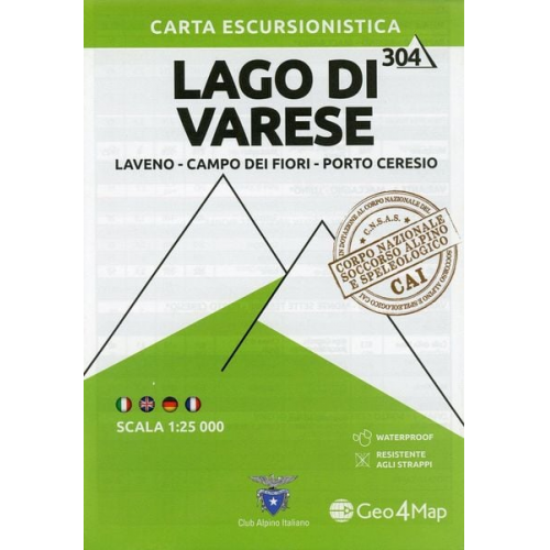 Lago di Varese 1:25 000