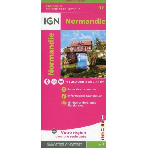 Collectif Ign - Normandie 1:250 000