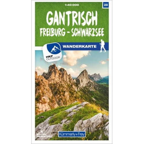 Gantrisch / Freiburg -Schwarzsee 28 Wanderkarte