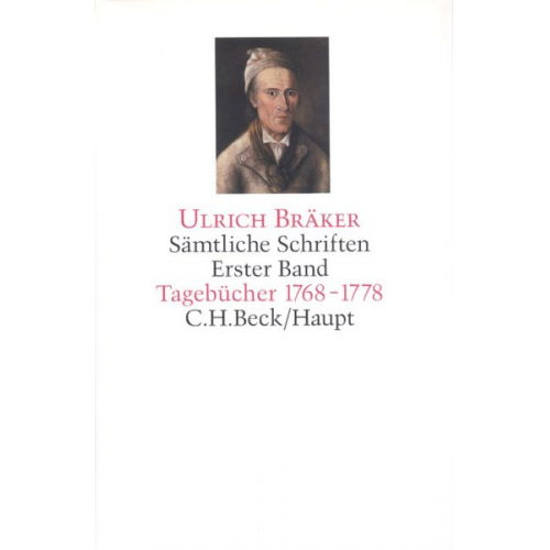 Ulrich Bräker - Sämtliche Schriften Bd. 1: Tagebücher 1768-1778