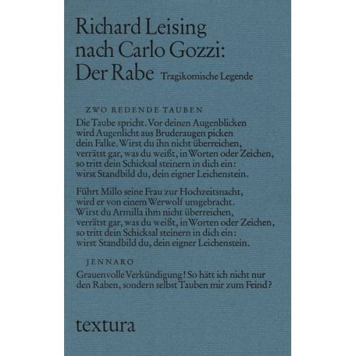 Richard Leising Carlo Gozzi - Der Rabe