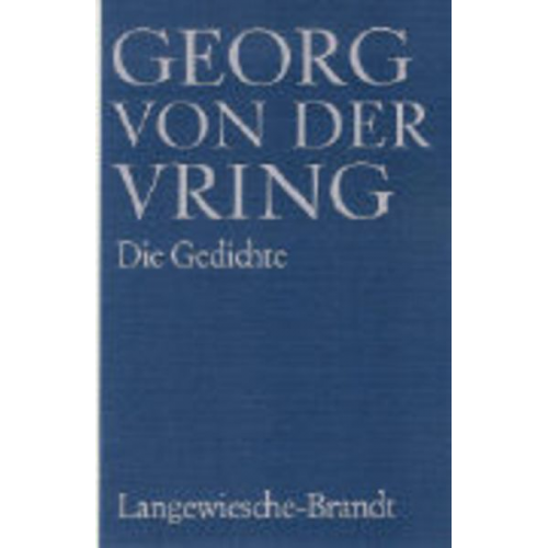 Georg der Vring - Die Gedichte