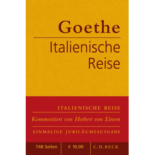 Johann Wolfgang von Goethe - Italienische Reise