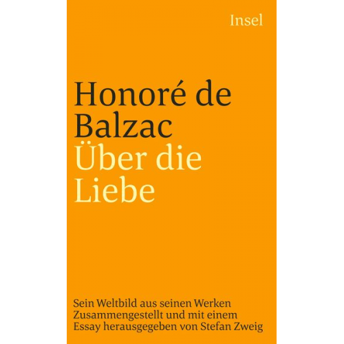 Honore de Balzac - Über die Liebe