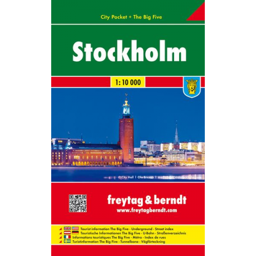 Stockholm 1 : 10 000 City Pocket + The Big Five