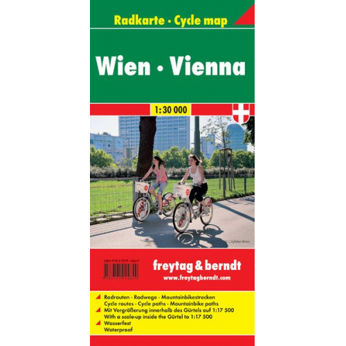 Wien Radkarte 1 : 30 000