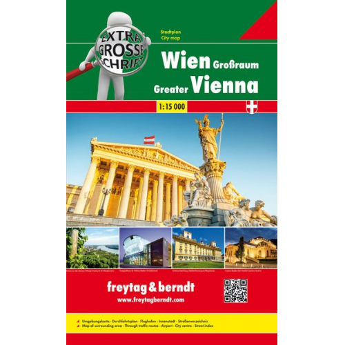 Wien Großraum Riesenatlas, Städteatlas 1:15.000