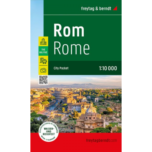 Rom, Stadtplan 1:10.000, freytag & berndt