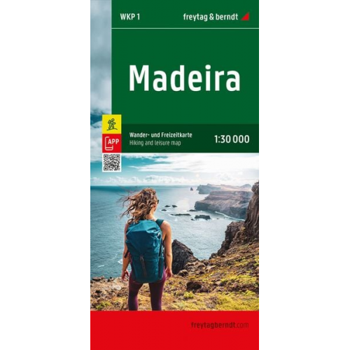 Madeira, Wander- und Freizeitkarte 1:30.000, freytag & berndt