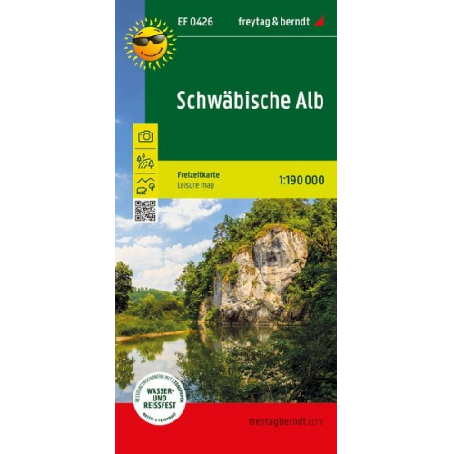 Schwäbische Alb, Erlebnisführer 1:190.000, freytag & berndt, EF 0426