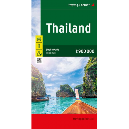 Thailand, Autokarte 1:900.000, freytag & berndt