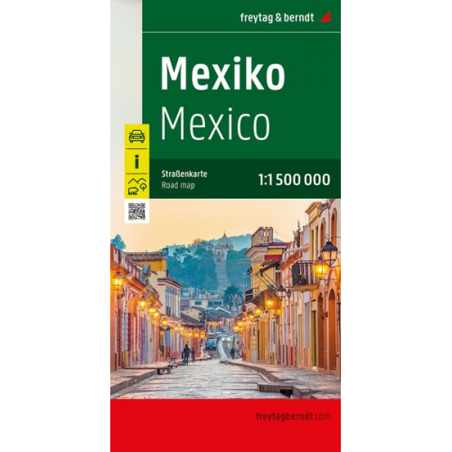 Mexiko, Straßenkarte, 1:1.500.000, freytag & berndt