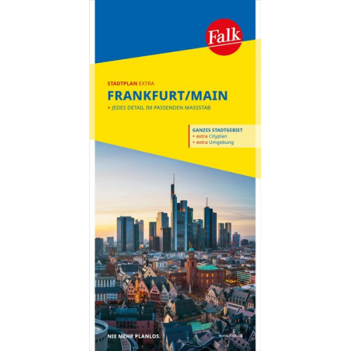 Falk Stadtplan Extra Frankfurt am Main 1:20.000