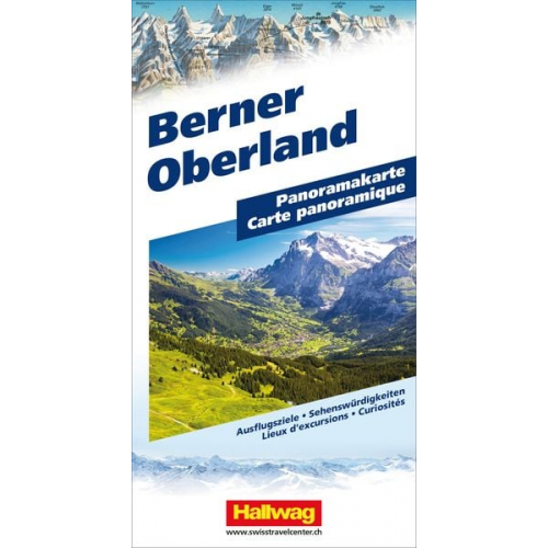 Berner Oberland Panoramakarte