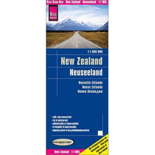 Reise Know-How Verlag Peter Rump - Reise Know-How Landkarte Neuseeland / New Zealand (1:1.000.000)