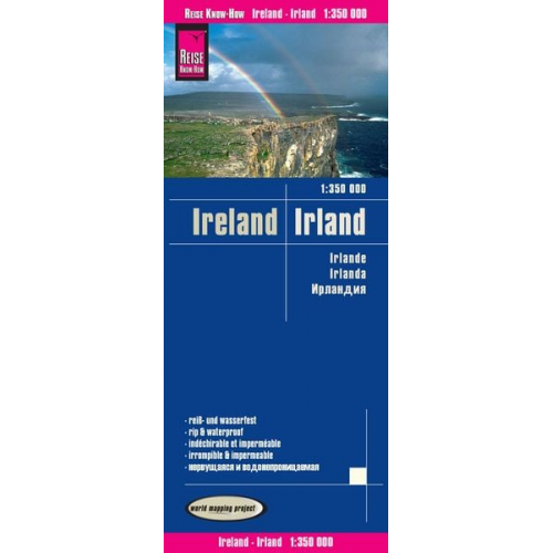 Reise Know-How Verlag Peter Rump - Reise Know-How Landkarte Irland / Ireland (1:350.000)