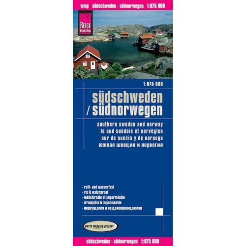 Reise Know-How Verlag Peter Rump - Reise Know-How Landkarte Südschweden, Südnorwegen (1:875.000)
