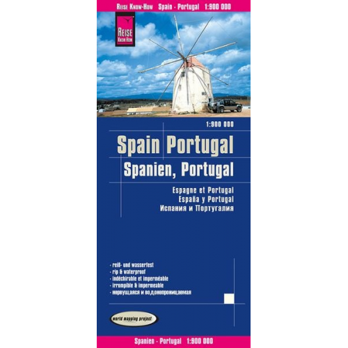 Reise Know-How Verlag Peter Rump - Reise Know-How Landkarte Spanien, Portugal 1:900.000