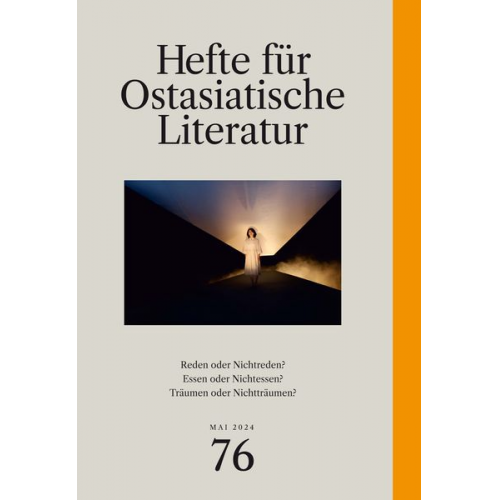 Asa B. Wuthenow - Hefte für ostasiatische Literatur 76