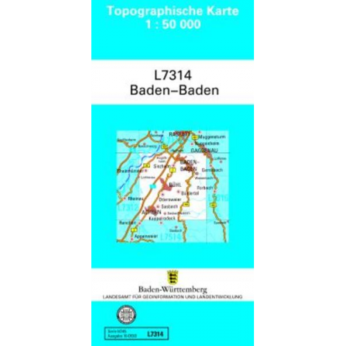 Baden-Baden 1 : 50 000