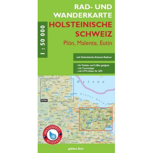 Rad- und Wanderkarte Holsteinische Schweiz