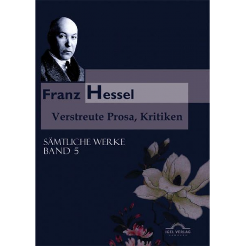 Franz Hessel - Sämtliche Werke in fünf Bänden / Verstreute Prosa und Kritiken