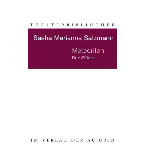 Sasha Marianna Salzmann - Meteoriten