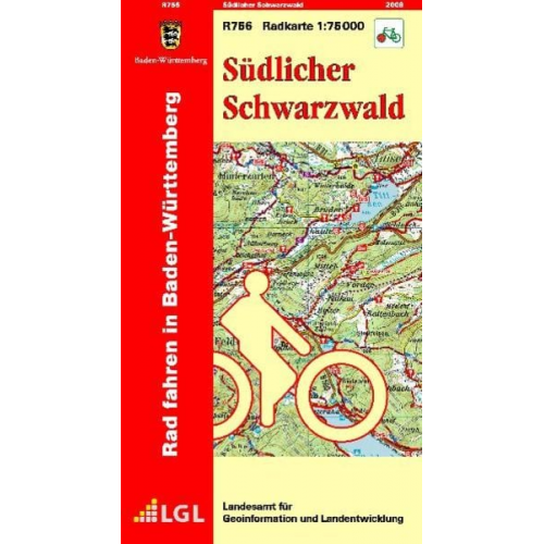 Landesamt für Geoinformation und Landentwicklung Baden-Württemberg (LGL) - LGL BW 75 000 Rad Südlicher Schwarzwald