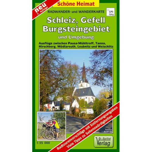 Verlag Barthel - Radwander- und Wanderkarte Schleiz