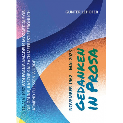 Günter Lehofer - Gedanken in Prosa