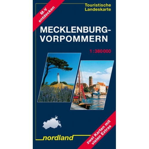 Peter Kast - Mecklenburg-Vorpommern, Touristische Landeskarte