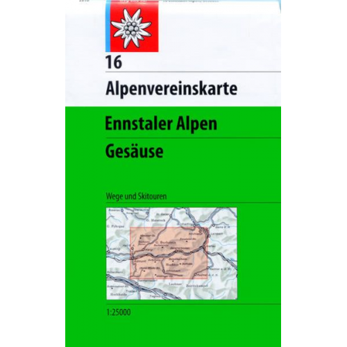 DAV Alpenvereinskarte 16 Ennstaler Alpen - Gesäuse