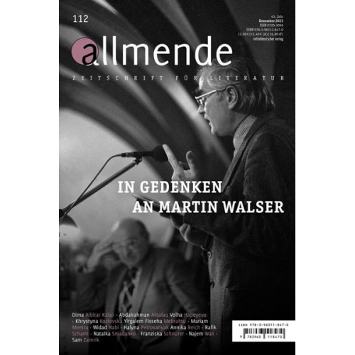 Allmende 112 – Zeitschrift für Literatur