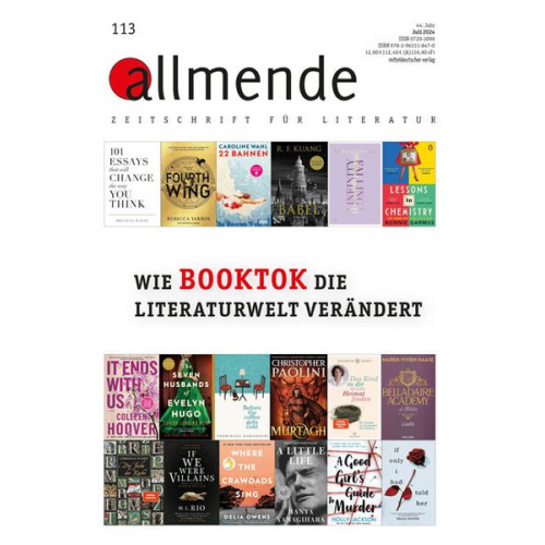 Allmende 113 – Zeitschrift für Literatur